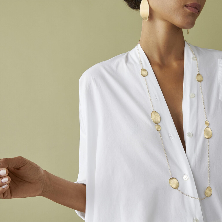 Marco Bicego Lunaria oorhangers geelgoud - OB1805 - #3 Marco Bicego Lunaria oorhangers geelgoud - OB1805 - #3