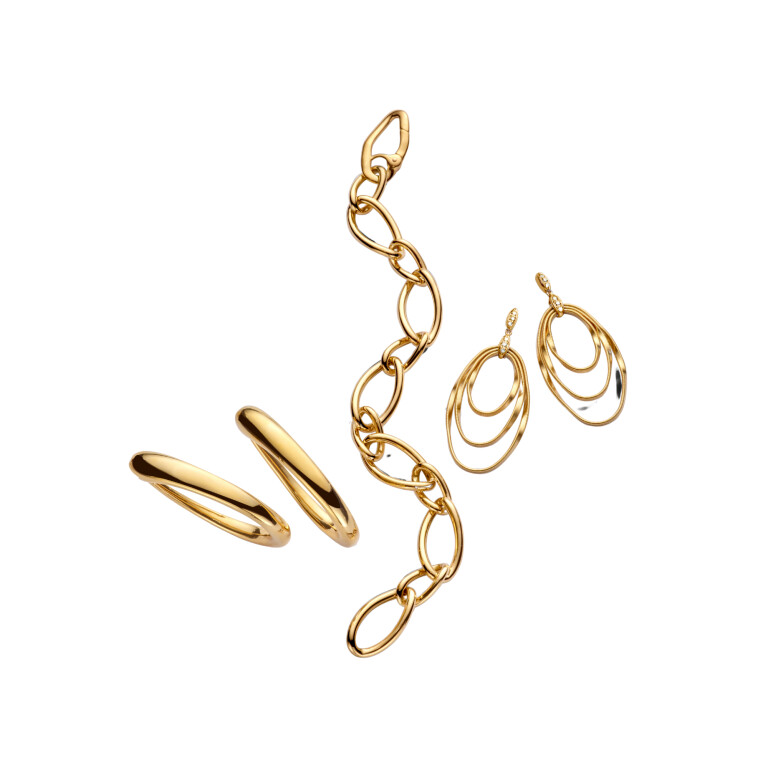 geelgoud oorringen Schaap en Citroen Essentials - #2 geelgoud oorringen Schaap en Citroen Essentials - #2
