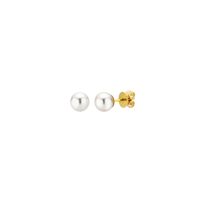 Pearls oorknoppen - Schaap en Citroen Pearls oorknoppen - Schaap en Citroen