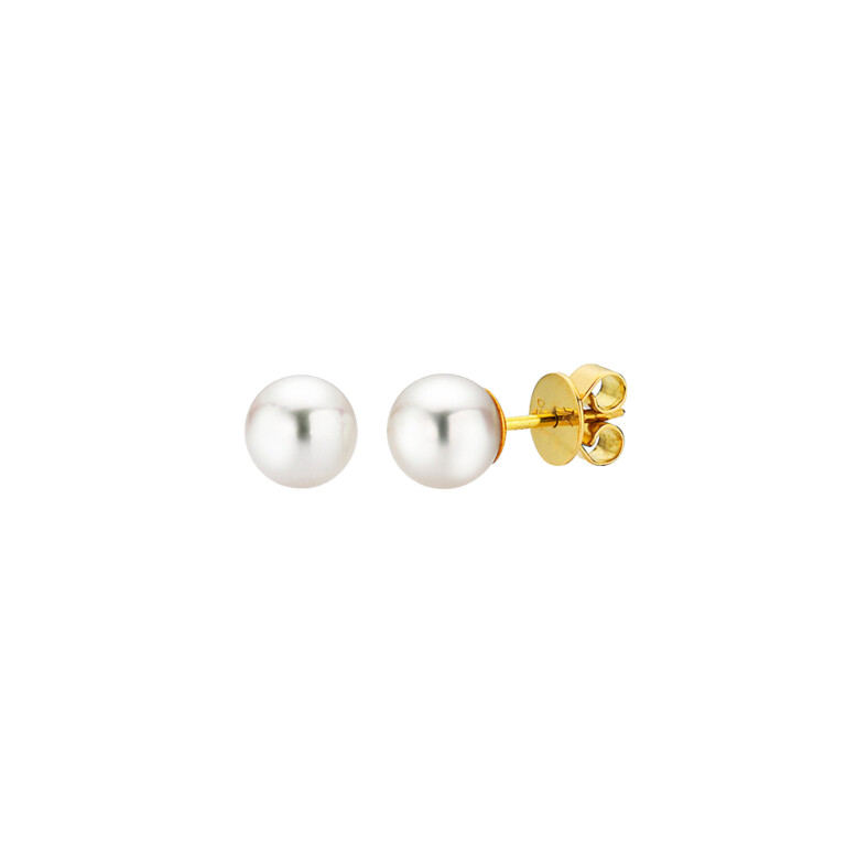 Pearls oorknoppen - Schaap en Citroen Pearls oorknoppen - Schaap en Citroen