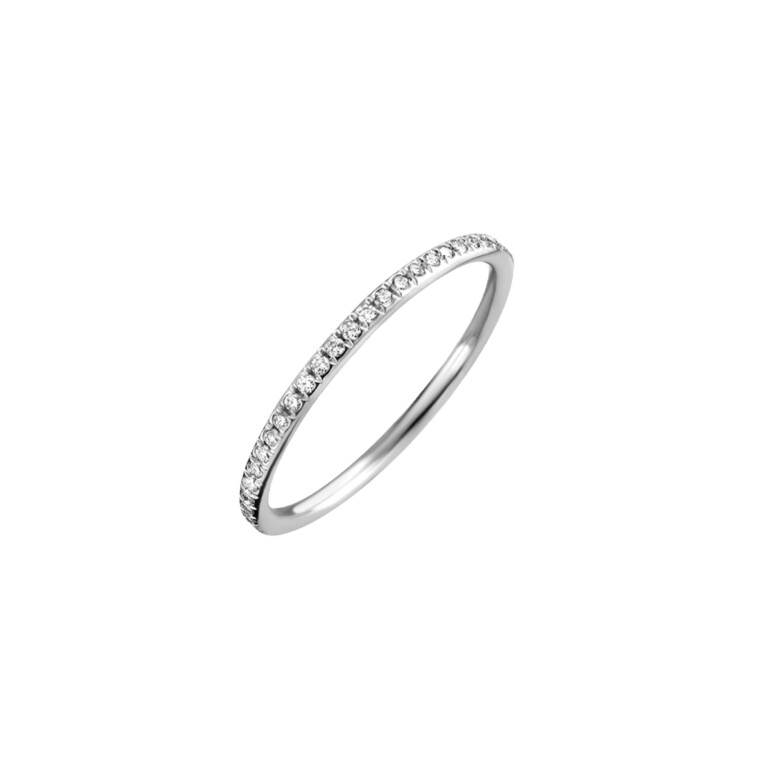 witgoud aanschuif ring met diamant Schaap en Citroen Diamonds - #1 witgoud aanschuif ring met diamant Schaap en Citroen Diamonds - #1