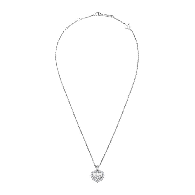 Chopard Happy Diamonds collier met hanger witgoud met diamant - 79A615-1001 - #3 Chopard Happy Diamonds collier met hanger witgoud met diamant - 79A615-1001 - #3