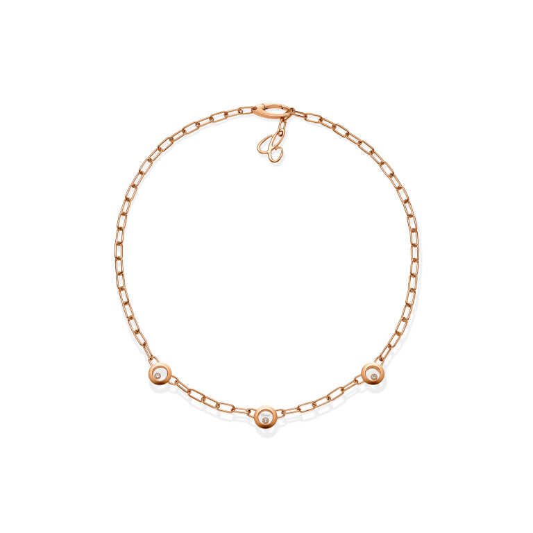 Chopard Happy Diamonds Happy Hearts collier roodgoud met diamant - 81A117-5101 - #4 Chopard Happy Diamonds Happy Hearts collier roodgoud met diamant - 81A117-5101 - #4
