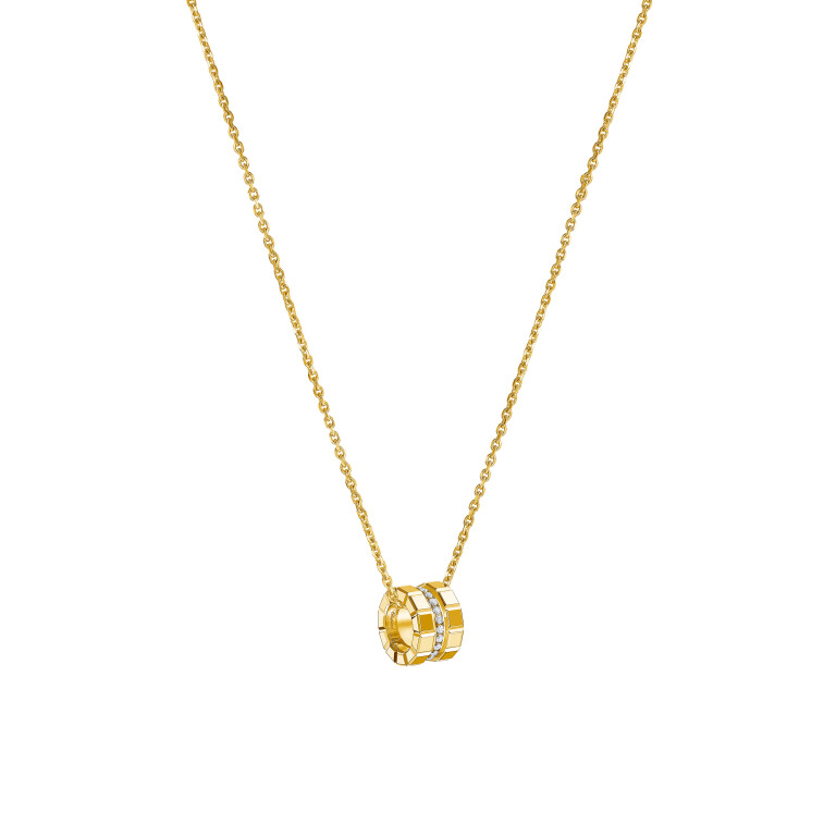 Chopard Ice Cube Mini collier geelgoud met diamant - 797005-0003 - #2 Chopard Ice Cube Mini collier geelgoud met diamant - 797005-0003 - #2