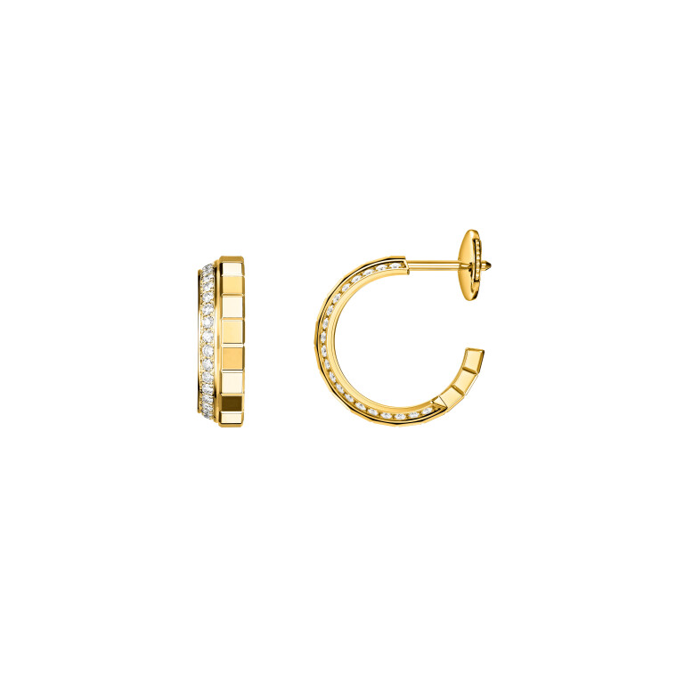 Chopard Ice Cube Mini oorknoppen geelgoud met diamant - 837008-0001 - #2 Chopard Ice Cube Mini oorknoppen geelgoud met diamant - 837008-0001 - #2