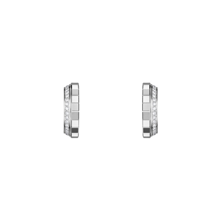 Chopard Ice Cube Mini oorknoppen witgoud met diamant - 837008-1001 - #3 Chopard Ice Cube Mini oorknoppen witgoud met diamant - 837008-1001 - #3