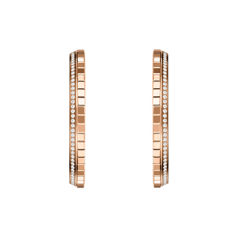 Chopard Ice Cube Mini oorknoppen roodgoud met diamant - 837008-5002 - #3 Chopard Ice Cube Mini oorknoppen roodgoud met diamant - 837008-5002 - #3