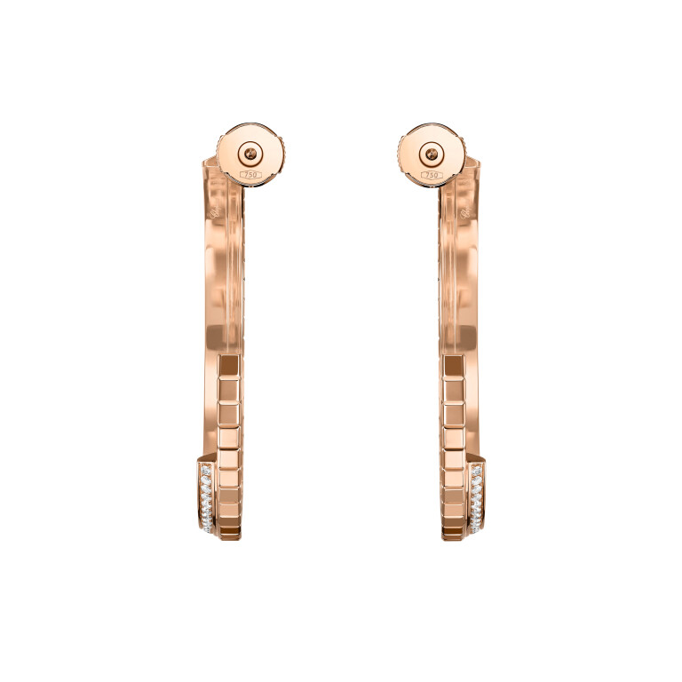 Chopard Ice Cube Mini oorknoppen roodgoud met diamant - 837008-5002 - #4 Chopard Ice Cube Mini oorknoppen roodgoud met diamant - 837008-5002 - #4