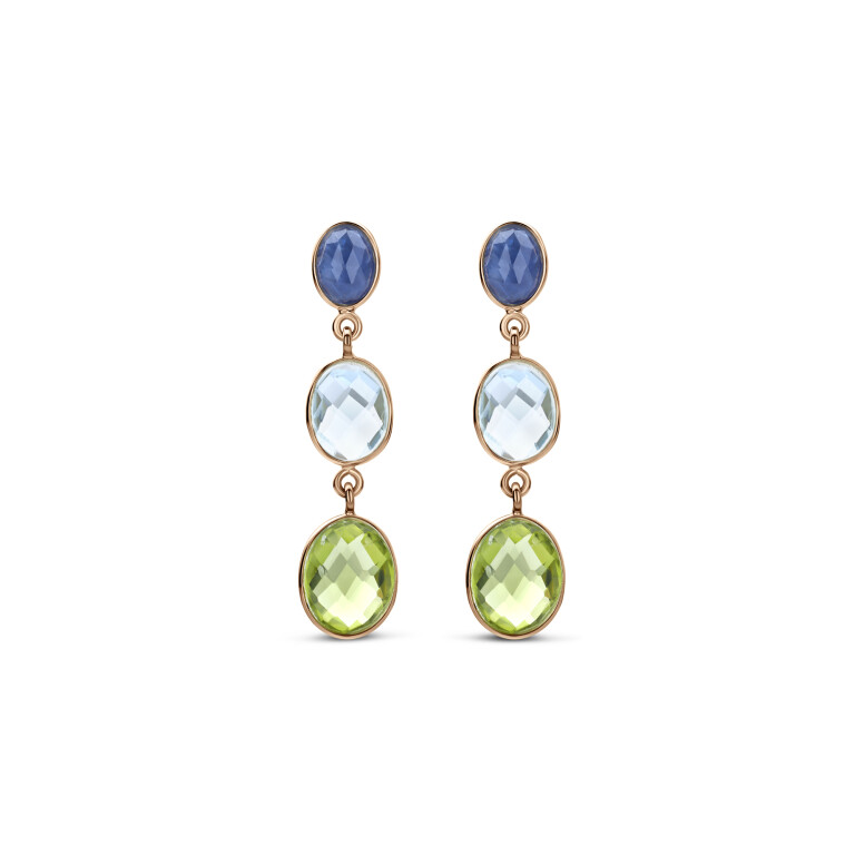 roodgoud oorhangers Schaap en Citroen Colours - #2 roodgoud oorhangers Schaap en Citroen Colours - #2