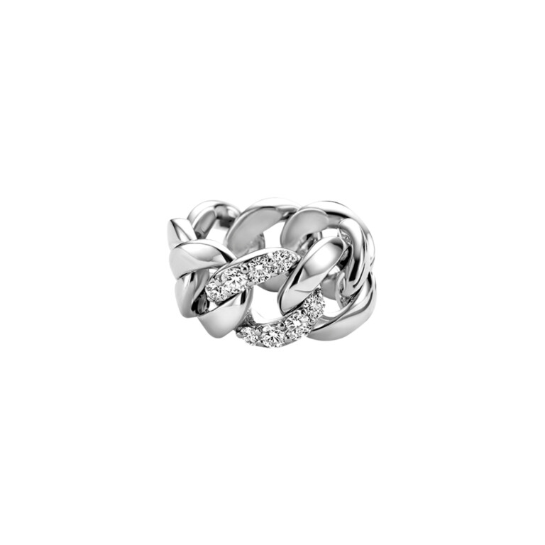 witgoud flexibele ring met diamant SC Highlights Diamonds - #2 witgoud flexibele ring met diamant SC Highlights Diamonds - #2