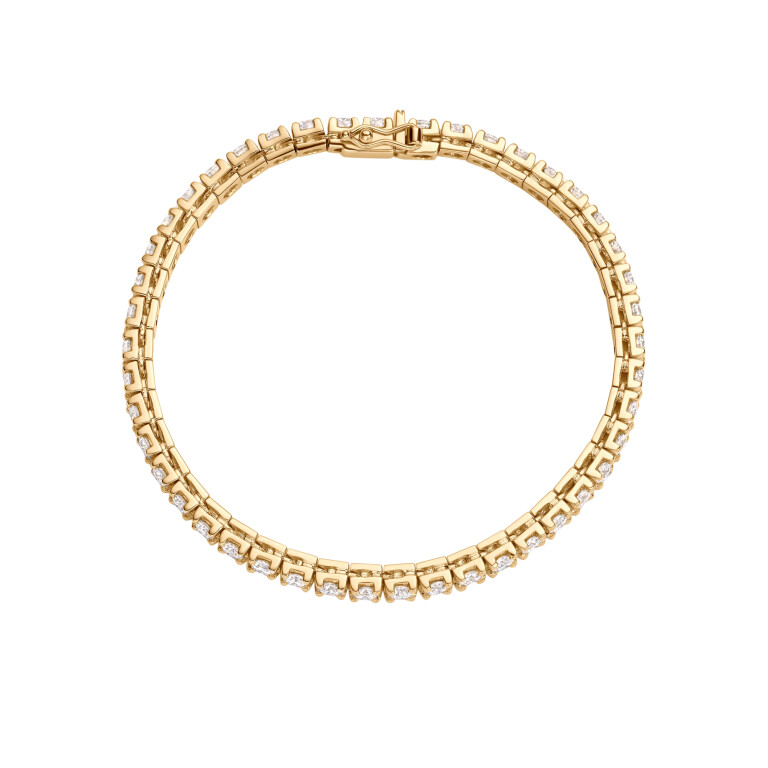 geelgoud tennis armband met diamant SC Highlights Diamonds - #2 geelgoud tennis armband met diamant SC Highlights Diamonds - #2