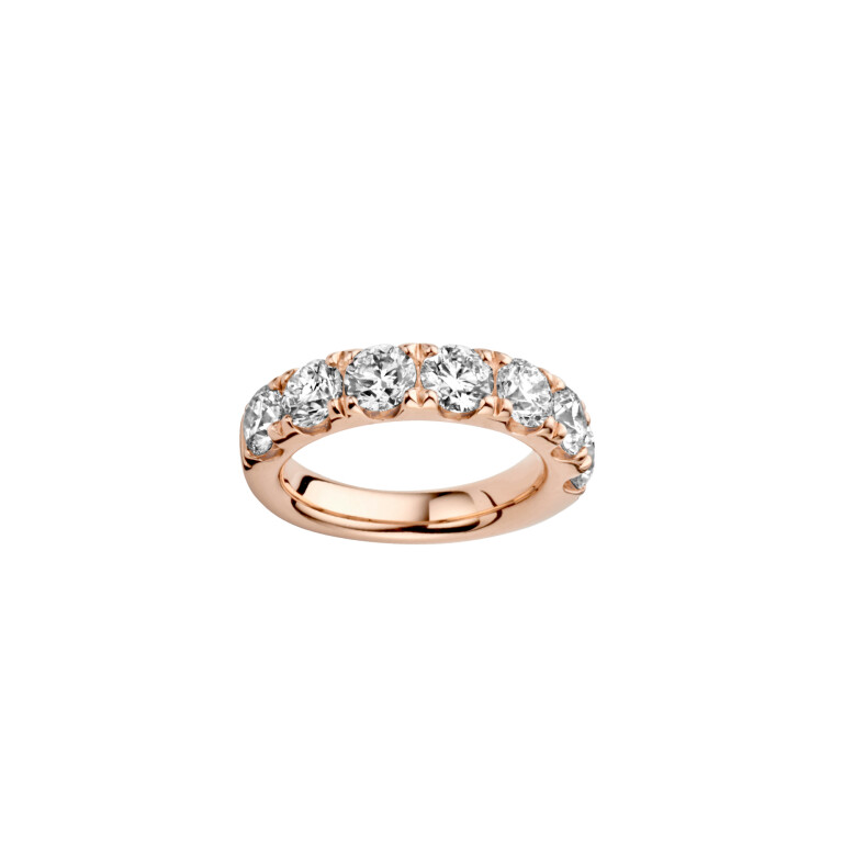 roodgoud alliance ring met diamant SC Highlights Diamonds - #2 roodgoud alliance ring met diamant SC Highlights Diamonds - #2