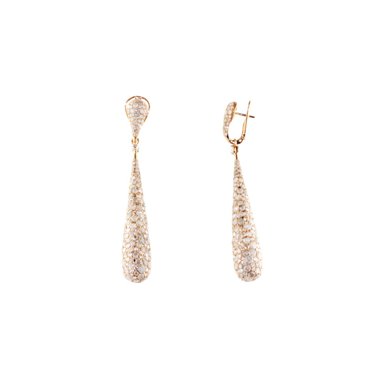 roodgoud oorhangers met diamant SC Highlights Diamonds - #2 roodgoud oorhangers met diamant SC Highlights Diamonds - #2