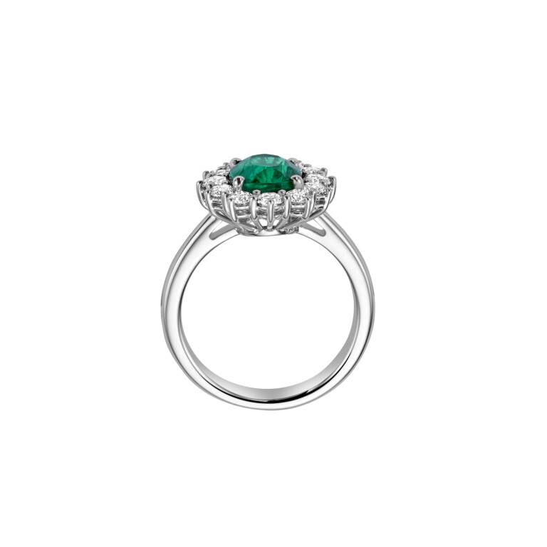 witgoud entourage ring met diamant SC Highlights Colours - #2 witgoud entourage ring met diamant SC Highlights Colours - #2