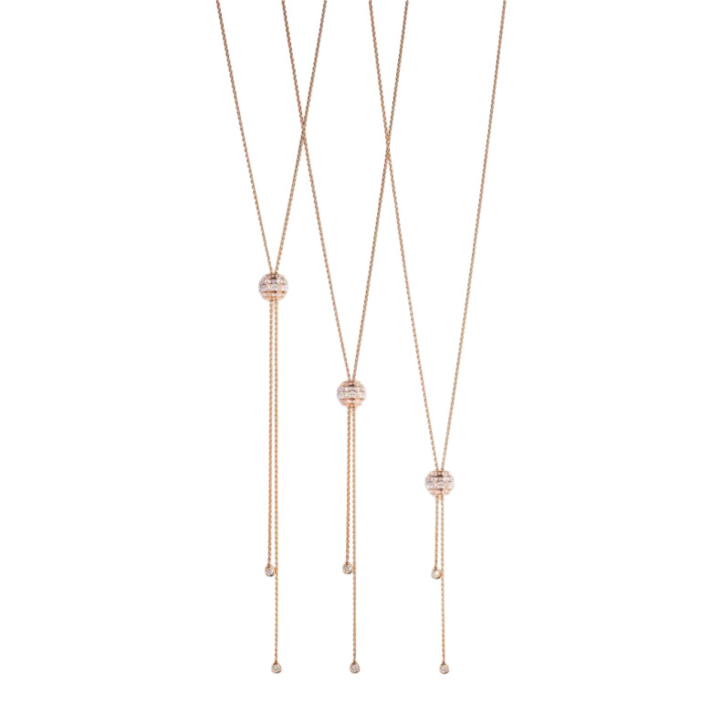 Piaget Possession collier met hanger roodgoud met diamant - G33P0097 - #2 Piaget Possession collier met hanger roodgoud met diamant - G33P0097 - #2