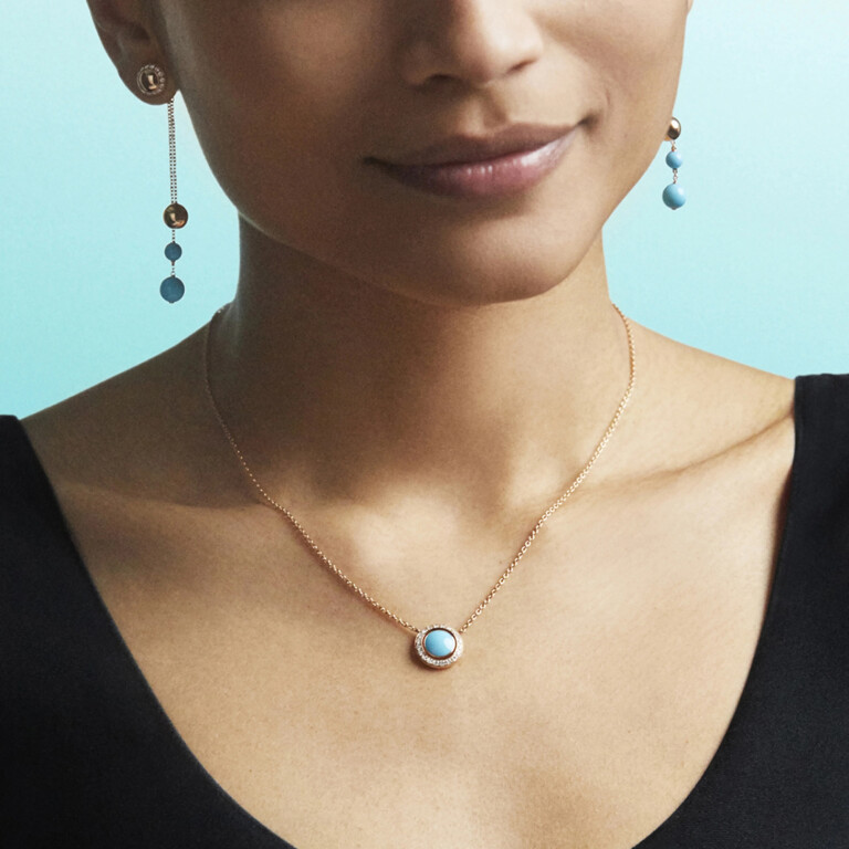 Piaget Possession oorhangers roodgoud met diamant - G38PW500 - #2 Piaget Possession oorhangers roodgoud met diamant - G38PW500 - #2