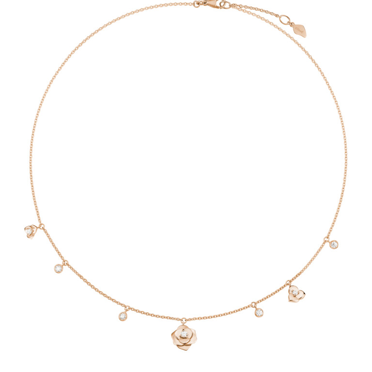 Piaget Rose collier roodgoud met diamant - G37UB600 - #3 Piaget Rose collier roodgoud met diamant - G37UB600 - #3