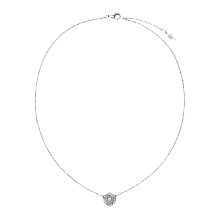 Piaget Rose collier met hanger witgoud met diamant - G33U0085 - #3 Piaget Rose collier met hanger witgoud met diamant - G33U0085 - #3