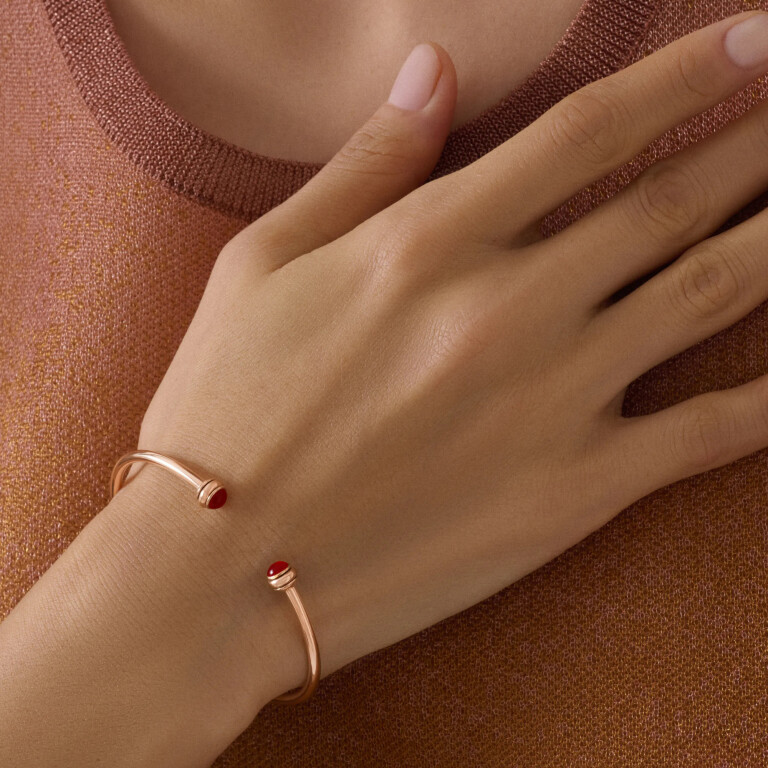 Piaget Possession spang armband roodgoud met Carneool - G36PC500 - #2 Piaget Possession spang armband roodgoud met Carneool - G36PC500 - #2