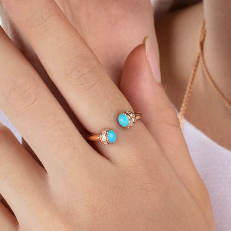 Piaget Possession ring roodgoud met diamant - G34P7D00 - #5 Piaget Possession ring roodgoud met diamant - G34P7D00 - #5