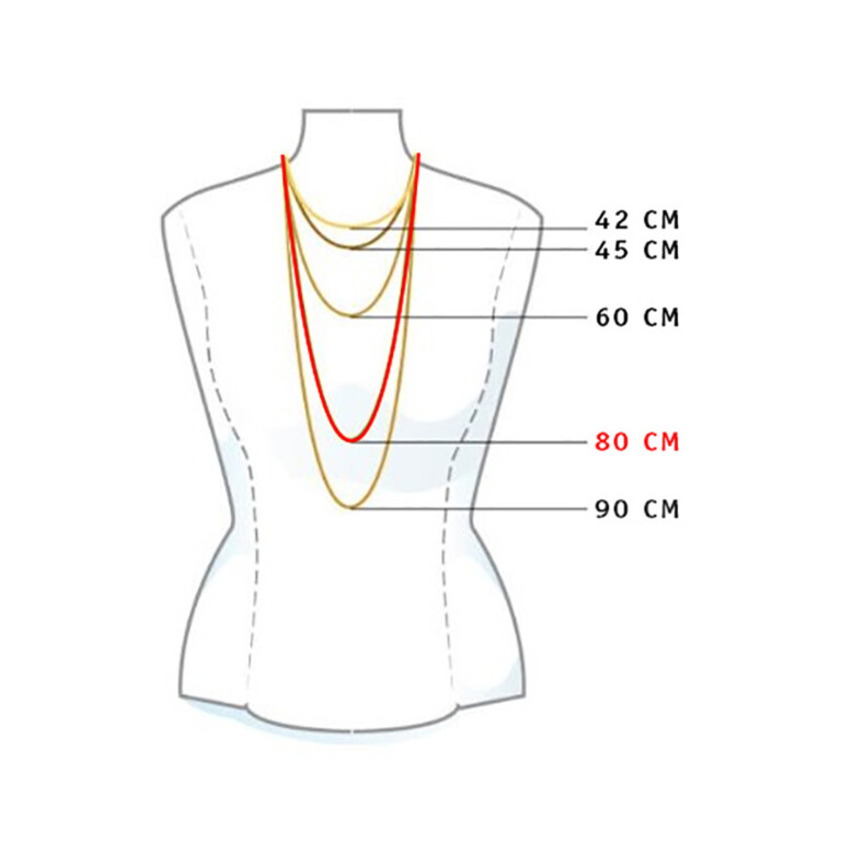 Chantecler Accessori collier geelgoud met Koraal - 42996 - #2 Chantecler Accessori collier geelgoud met Koraal - 42996 - #2