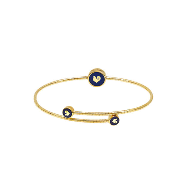 Chantecler Paillettes armband geelgoud met Saffier - 42314 - #3 Chantecler Paillettes armband geelgoud met Saffier - 42314 - #3