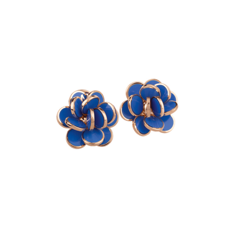 Chantecler Paillettes oorknoppen roodgoud - 38896 - #1 Chantecler Paillettes oorknoppen roodgoud - 38896 - #1