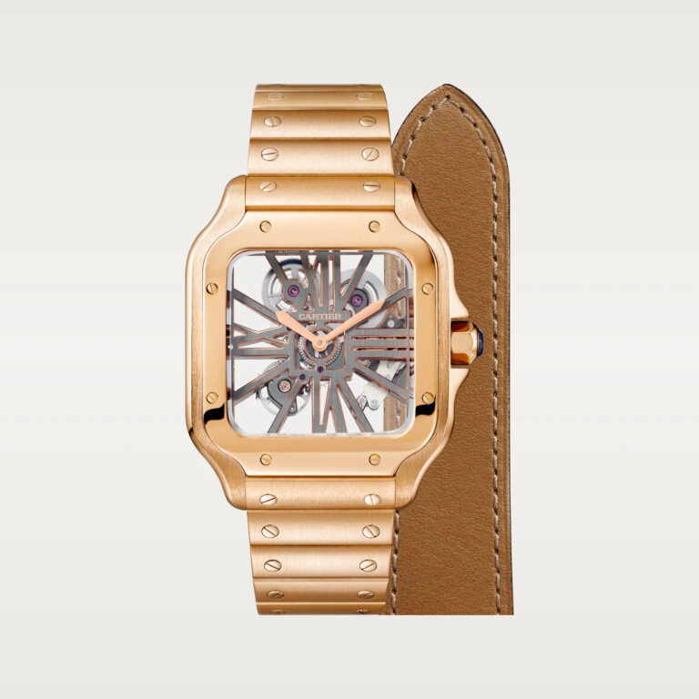 Cartier Santos de Cartier Skeleton LM - WHSA0016 - #9 Cartier Santos de Cartier Skeleton LM - WHSA0016 - #9