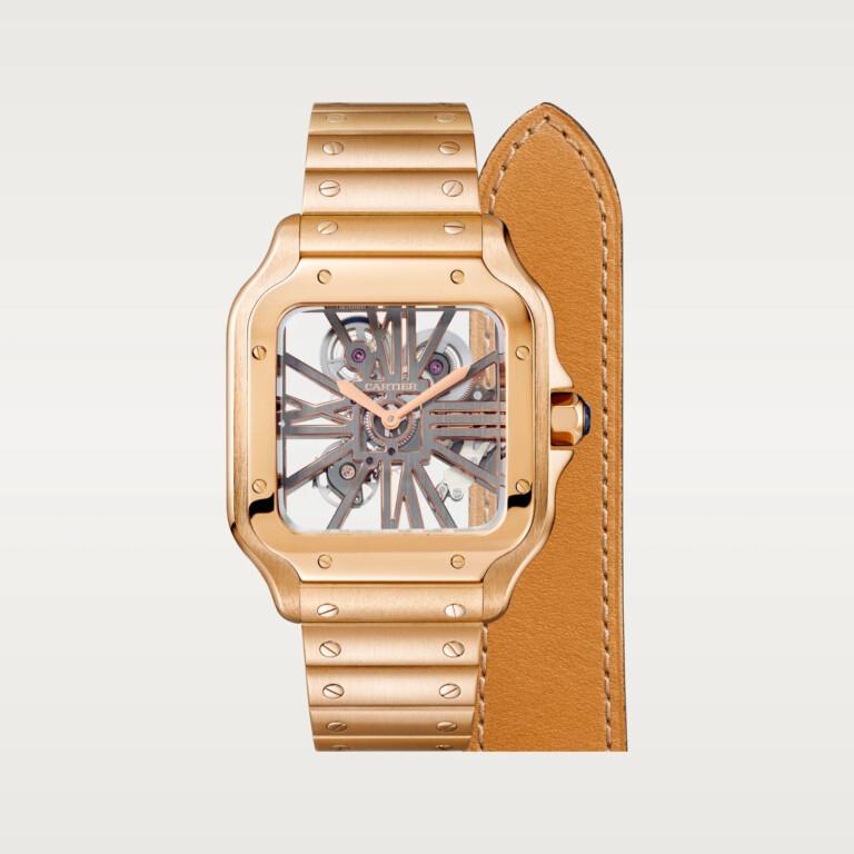 Cartier Santos de Cartier Skeleton LM - WHSA0016 - #10 Cartier Santos de Cartier Skeleton LM - WHSA0016 - #10