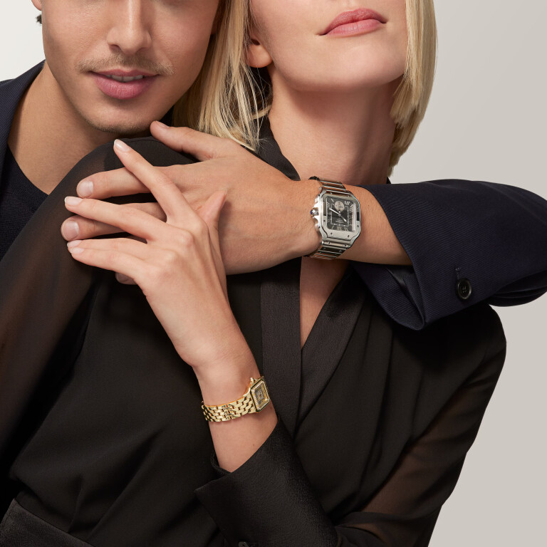 Cartier Santos de Cartier Dual Time LM - WSSA0076 - #9 Cartier Santos de Cartier Dual Time LM - WSSA0076 - #9