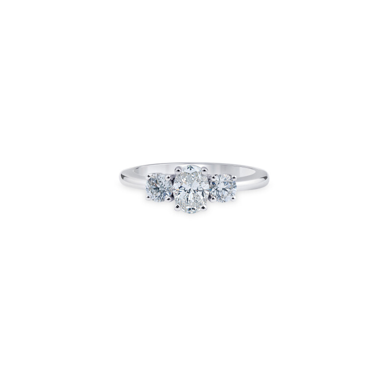 Eulalia Ring - Royal Asscher - R.166.RAOV.WG.3 HRD Eulalia Ring - Royal Asscher - R.166.RAOV.WG.3 HRD