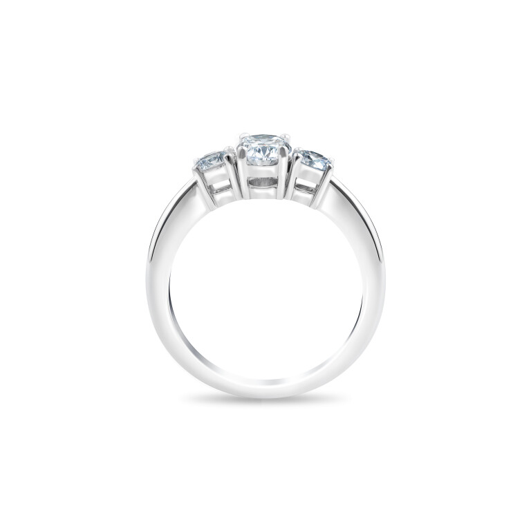 Royal Asscher Eulalia ring witgoud met diamant - R.166.RAOV.WG.3 HRD - #3 Royal Asscher Eulalia ring witgoud met diamant - R.166.RAOV.WG.3 HRD - #3