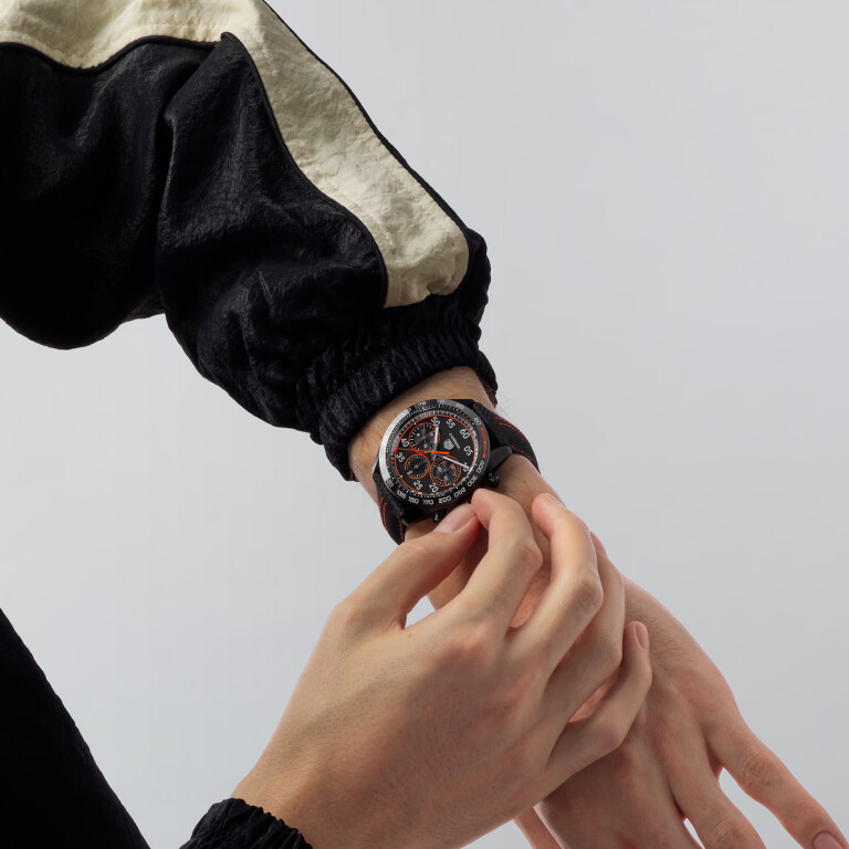 TAG Heuer Carrera Chronograph X Porsche Orange Racing 44mm - CBN2A1M.FC6526 - #9 TAG Heuer Carrera Chronograph X Porsche Orange Racing 44mm - CBN2A1M.FC6526 - #9