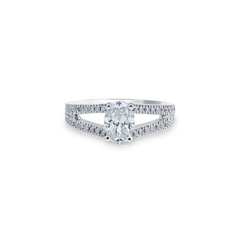 Mariana Ring - Royal Asscher - R.19055.RAOV.WG.8 HRD Mariana Ring - Royal Asscher - R.19055.RAOV.WG.8 HRD