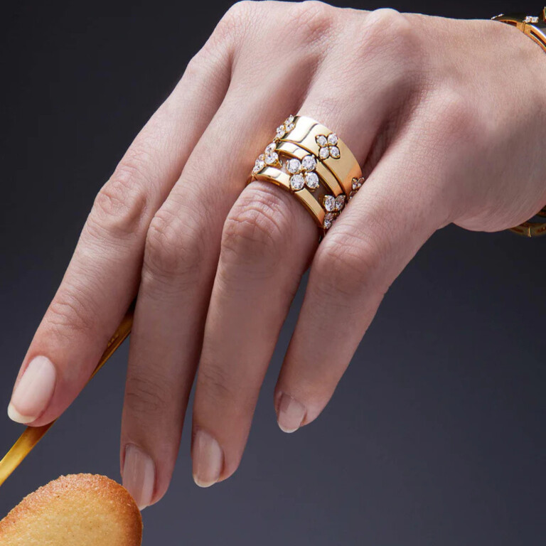 Roberto Coin Love in Verona ring geelgoud met diamant - ADR888RI2273 - #3 Roberto Coin Love in Verona ring geelgoud met diamant - ADR888RI2273 - #3