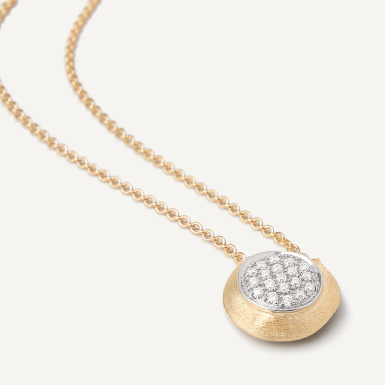 Marco Bicego Jaipur collier geel/wit goud met diamant - CB1809-B - #5 Marco Bicego Jaipur collier geel/wit goud met diamant - CB1809-B - #5