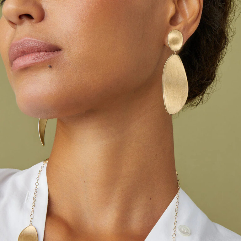 Marco Bicego Lunaria oorhangers geelgoud - OB1805 - #4 Marco Bicego Lunaria oorhangers geelgoud - OB1805 - #4