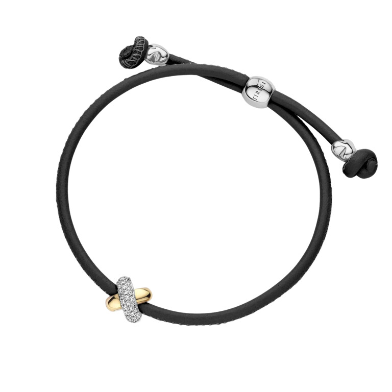 Tirisi Moda Kisses armband geelgoud met diamant - TM2134BL(2T) - #5 Tirisi Moda Kisses armband geelgoud met diamant - TM2134BL(2T) - #5