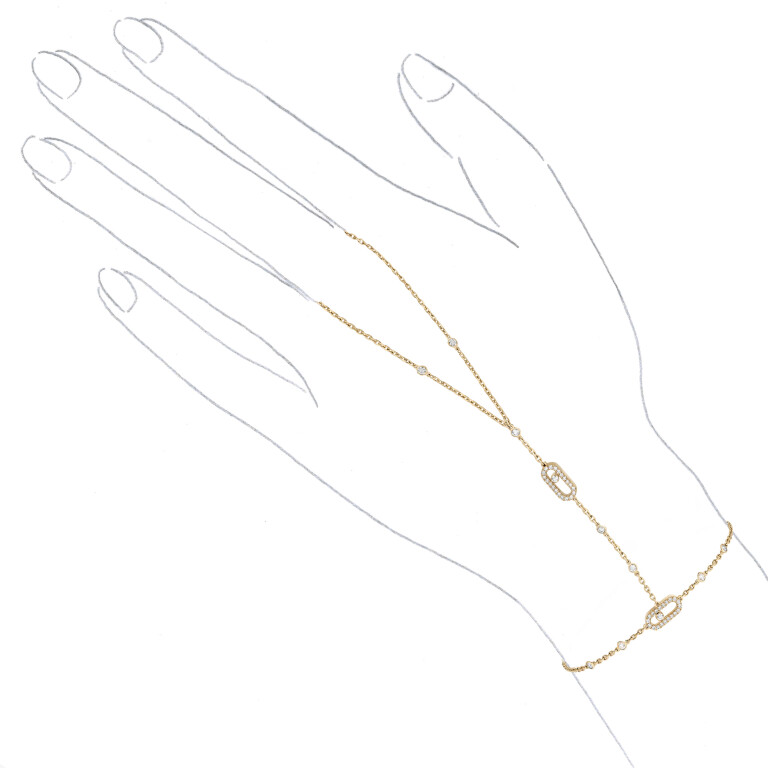 Messika Move Uno armband geelgoud met diamant - 12021-YG - #1 Messika Move Uno armband geelgoud met diamant - 12021-YG - #1