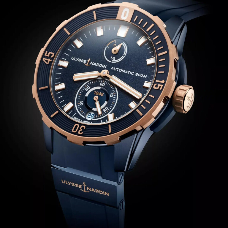 Ulysse Nardin Diver Chronometer 44mm - 1185-170-3/BLUE - #3 Ulysse Nardin Diver Chronometer 44mm - 1185-170-3/BLUE - #3