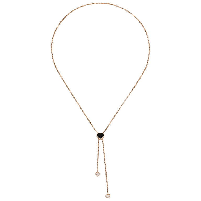 Chopard Happy Diamonds Happy Hearts collier roodgoud met diamant - 81A148-5201 - #2 Chopard Happy Diamonds Happy Hearts collier roodgoud met diamant - 81A148-5201 - #2
