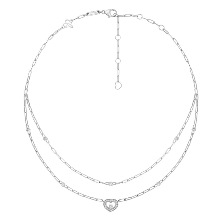 Chopard Happy Diamonds Icons Heart collier met hanger witgoud met diamant - 81A054-1221 - #1 Chopard Happy Diamonds Icons Heart collier met hanger witgoud met diamant - 81A054-1221 - #1