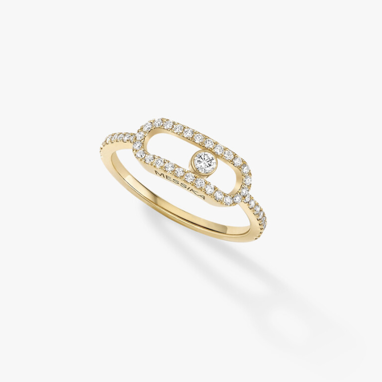 Messika Move Uno ring geelgoud met diamant - 12113-YG - #5 Messika Move Uno ring geelgoud met diamant - 12113-YG - #5