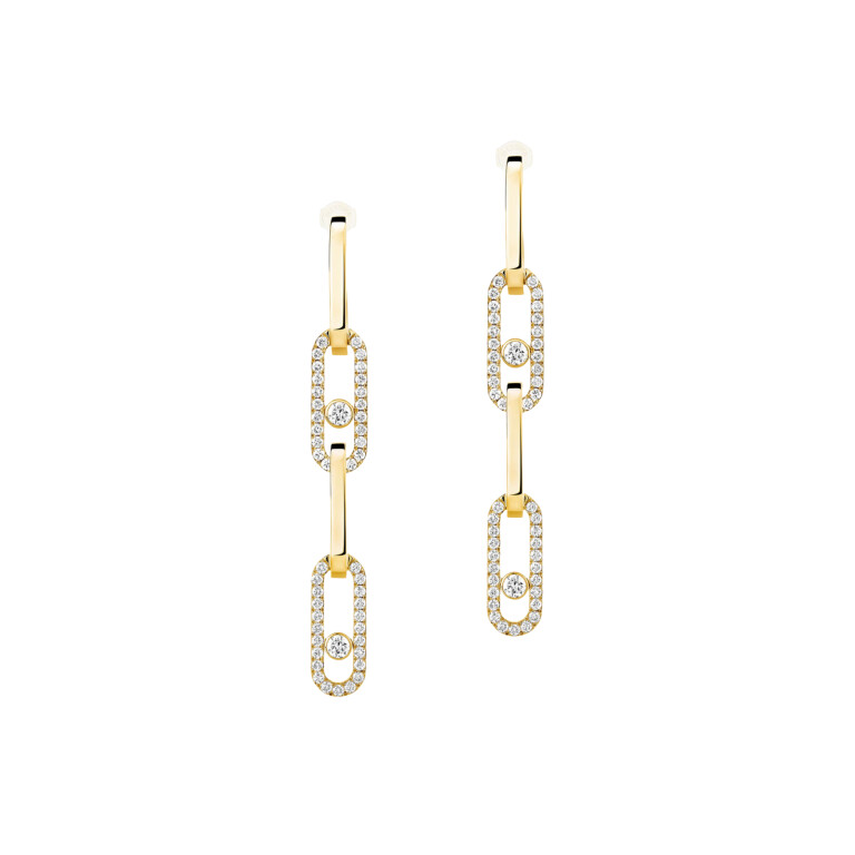 Move Link oorhangers - Messika - 13678-YG Move Link oorhangers - Messika - 13678-YG