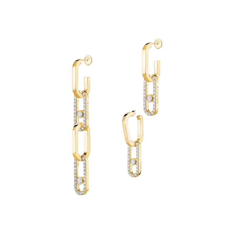 Messika Move Link oorhangers geelgoud met diamant - 13678-YG - #7 Messika Move Link oorhangers geelgoud met diamant - 13678-YG - #7