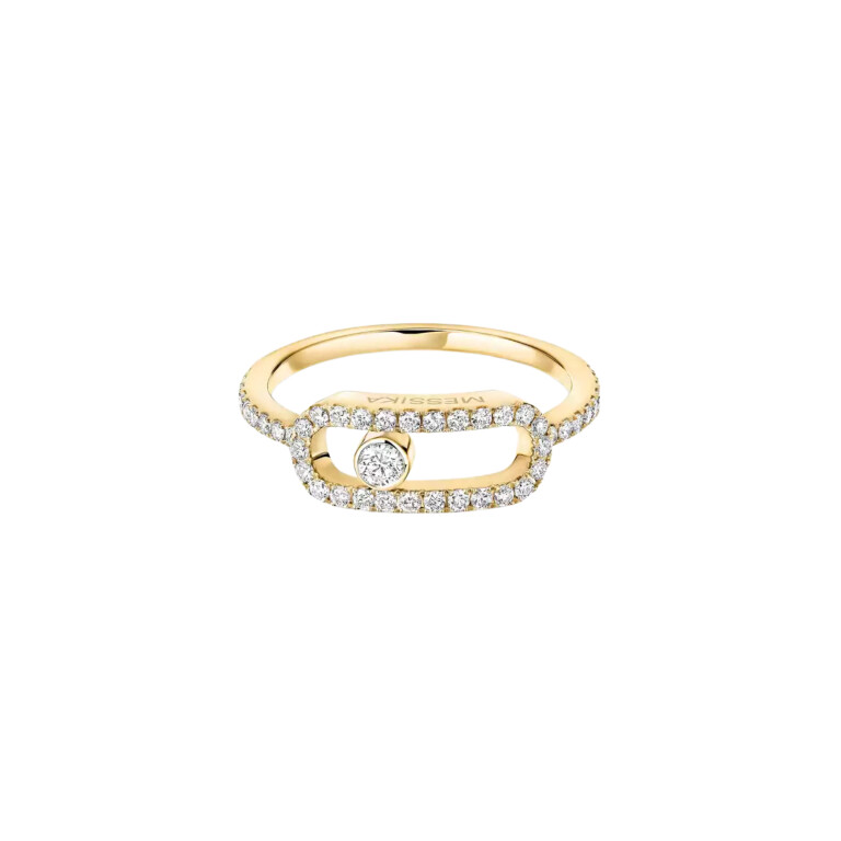 Messika Move Uno ring geelgoud met diamant - 12113-YG - #2 Messika Move Uno ring geelgoud met diamant - 12113-YG - #2
