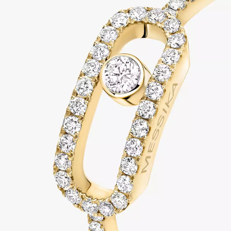 Messika Move Uno ring geelgoud met diamant - 12113-YG - #3 Messika Move Uno ring geelgoud met diamant - 12113-YG - #3