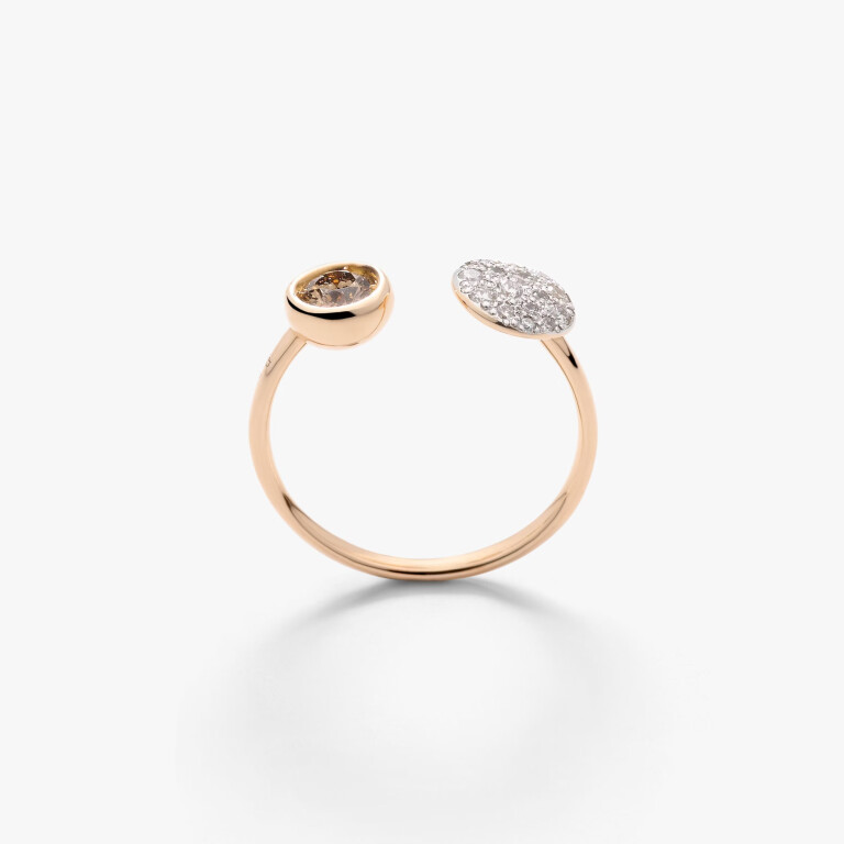 Pomellato Sabbia ring roodgoud met diamant - PAC3050 O7WHR DB0BR - #3 Pomellato Sabbia ring roodgoud met diamant - PAC3050 O7WHR DB0BR - #3