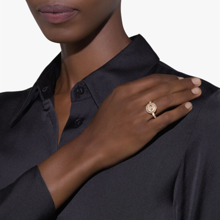 Pomellato Pom Pom Dot ring roodgoud met diamant - PAC5031 O7WHR DB0TU - #7 Pomellato Pom Pom Dot ring roodgoud met diamant - PAC5031 O7WHR DB0TU - #7