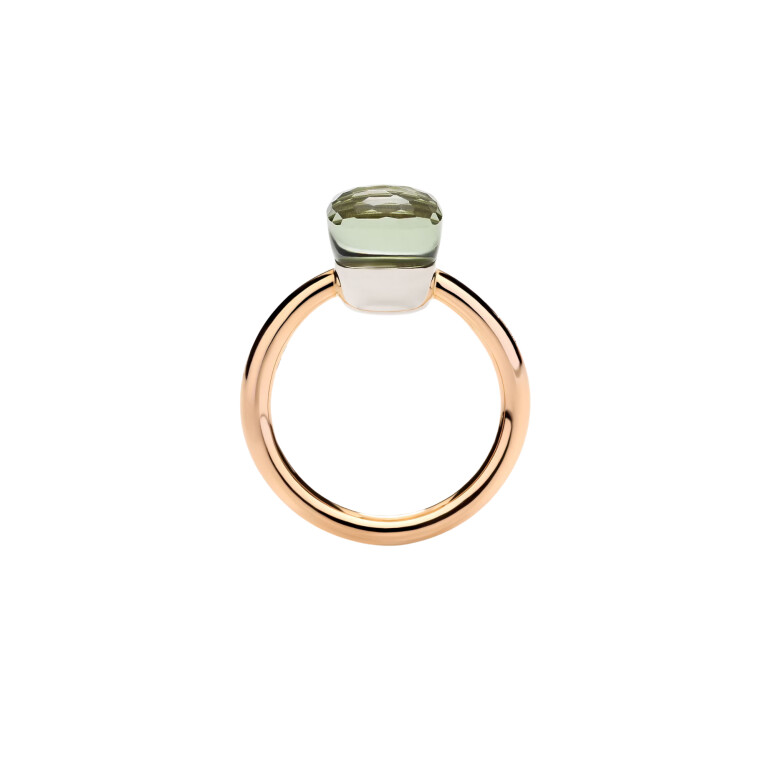 Pomellato Nudo Petit ring rosé/wit goud met Prasioliet - PAB4030 O6000 000PA - #2 Pomellato Nudo Petit ring rosé/wit goud met Prasioliet - PAB4030 O6000 000PA - #2